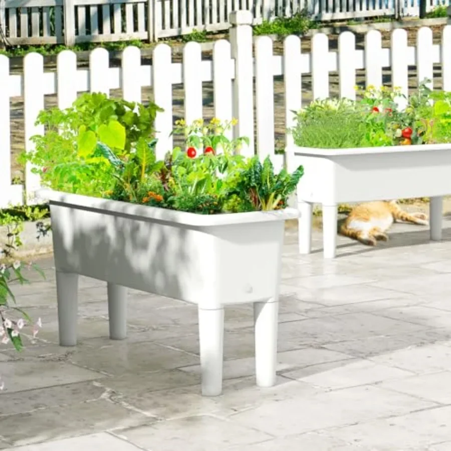 Raised Garden Beds Outdoor Set - Self-Watering Planter review and price