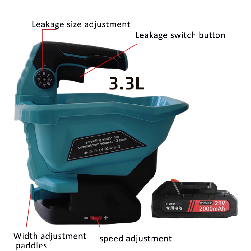 3.3L Automatic Fertilizer Spre - Gardening Tools Vegetables review and price
