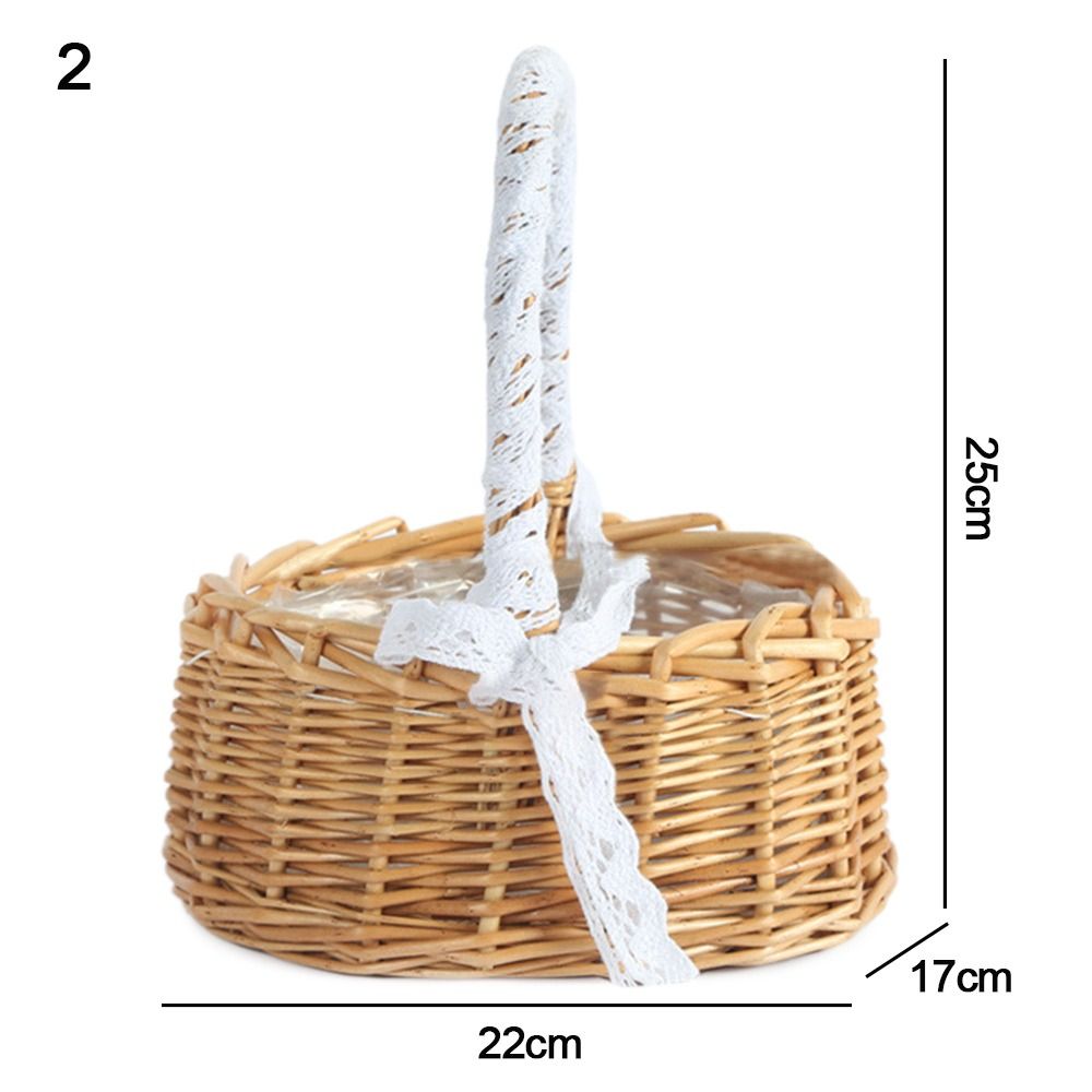 Willow Rattan Flower Girl Bask - Gardening Tools Girls review and price